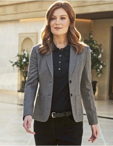 BRO-2379-Womens Slim Fit Jersey Jacket Libra